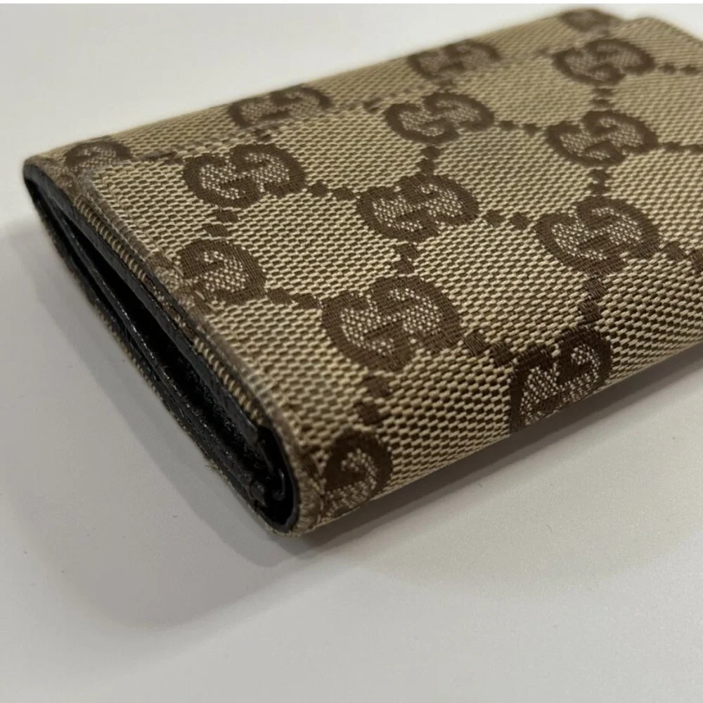 Gucci Brown GG Canvas Coin Case - Picture 3 of 13